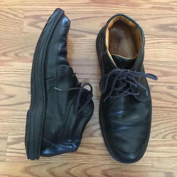 Timberland Other - Timberland 11/11.5 Chukka Black Leather Boots